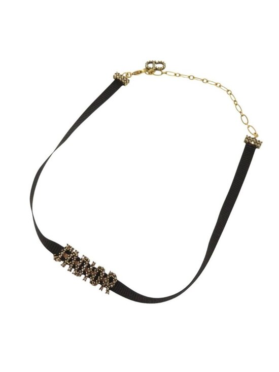 Christian Dior Jewelry - Dior J'adior Velour Stone Black Choker Necklace